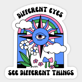 Different Eyes See Different Things / Yellow Sticker